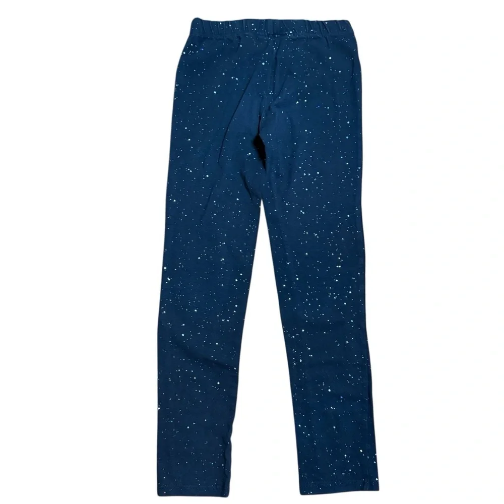 GAP Kids Navy Blue Speckled Stretch Pants Leggings Size 6–7
